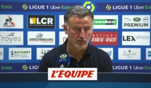Galtier annonce « une réflexion sur le 11 de départ » après la défaite à Troyes - Foot - L1 - Nice
