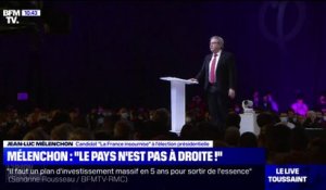 Jean-Luc Mélenchon: "Le pays n'est pas à droite (...) ne vous faites pas voler l'élection présidentielle"