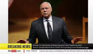 Colin Powell, ancien secrétaire d'État américain de George W. Bush, est décédé à l'âge de 84 ans du Covid-19, annonce sa famille