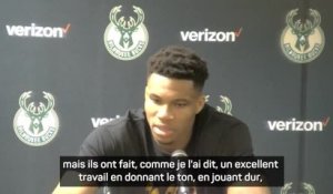 Bucks - Antetokounmpo : "Le public était excité, ils l'étaient aussi"