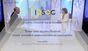 Pour une réconciliation entre mondes universitaire et entreprise [Anne Boffy]