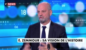 Jean-Michel Blanquer sur Éric Zemmour : «On n'a pas très envie de lui confier le bouton nucléaire quand on voit la façon dont il est une grenade dégoupillée sur le sujet historique»