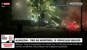 Alençon : Tirs de mortiers cette nuit contre des policiers et plus d'une dizaine de véhicules brûlés alors que les forces de l'ordre s'attaquent à un trafic de drogue