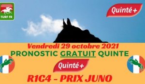 Minute Quinté TURF FR :  PRIX JUNO - vendredi 29 octobre 2021 - PARIS VINCENNES  PMU #257725