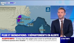 Pluie et inondations: trois départements en vigilance orange