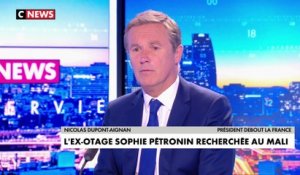 Nicolas Dupont-Aignan : «Je trouve ça indécent compte tenu des efforts de la France»