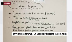 Savigny-Le-Temple : la vie des policiers mise à prix