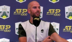ATP - Rolex Paris Masters 2021 - Adrian Mannarino : "Je suis hyper content de pouvoir rejouer à 100 %"