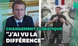Depuis l'ISS, Thomas Pesquet alerte Emmanuel Macron sur l'accélération des catastrophes climatiques