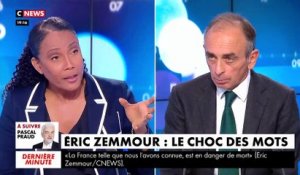 Eric Zemmour assume ce soir sur CNews avoir traité Marlène Schiappa d'imbécile : "Je le maintiens, elle monte sur ses grands chevaux en disant que je menace la presse, oui c'est imbécile"