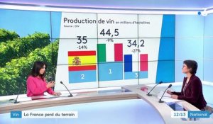 Vin : la France seulement 3e pays producteur