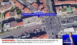 Cannes: des policiers agressés au couteau, le suspect neutralisé