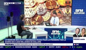 Karl Toussaint du Wast (Netinvestissement.fr) : Le marché des cryptomonnaies passe pour la première fois la barre des 3 000 milliards de dollars - 08/11