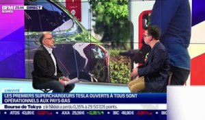 Julien Bonnet (BFM Business) : Les premiers superchargeurs Tesla ouverts à tous sont opérationnels aux Pays-Bas - 08/11