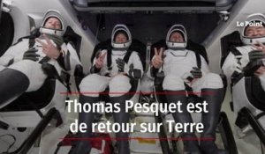 Thomas Pesquet est de retour sur Terre