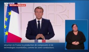 Emmanuel Macron : "Seule une entente européenne solidaire et volontaire peut apporter à chacun de nos pays européens un relais et une force de frappe"