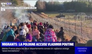 Crise migratoire à la frontière biélorusse: la Pologne accuse Vladimir Poutine