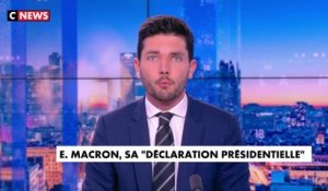 L'édito de Florian Tardif : «Emmanuel Macron : sa déclaration présidentielle»