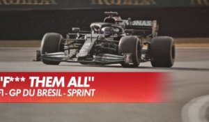 Roue libre dans la radio d'Hamilton après le sprint - GP du Brésil