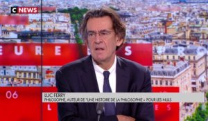 Luc Ferry à propos d' Emmanuel Macron : «Ne m'obligez pas à dire du mal des personnes»