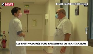 Les non-vaccinés toujours aussi nombreux dans les hôpitaux