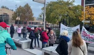 Manifestation anti pass sanitaire à Aix-en-Provence mercredi 18 novembre.