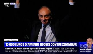 Propos sur les mineurs isolés: 10.000 euros d'amende requis contre Éric Zemmour