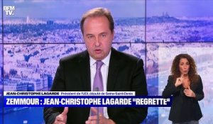 Zemmour : Jean-Christophe Lagarde "regrette" - 22/11