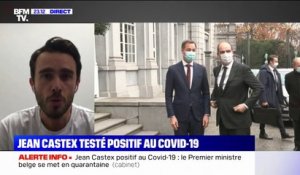 Jean Castex positif au Covid-19: le Premier ministre belge se met en quarantaine