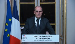 Situation en Guadeloupe : déclaration du Premier ministre Jean Castex