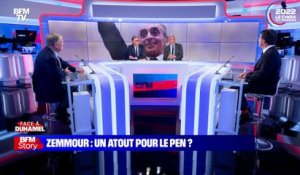 Face à Duhamel: Éric Zemmour un atout pour Marine Le Pen ? - 23/11