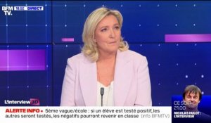 Marine Le Pen sur le naufrage d'un bateau de migrants: "Le laxisme en matière migratoire entraîne des drames"
