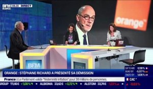 Jean Peyrelevade (Économiste) : Le PDG d'Orange Stéphane Richard a présenté sa démission - 25/11