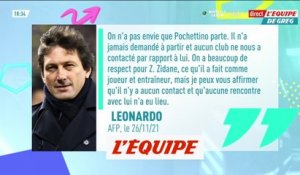 Leonardo dément tout contact avec Zidane - Foot - L1 - PSG