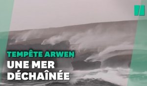 Les images impressionnantes de la tempête Arwen au Royaume-Uni