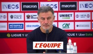 Galtier : «Il faudra changer des choses» - Foot - L1 - Nice