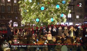Noël : une chorale citoyenne inaugure le marché de Noël de Strasbourg