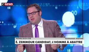Mathieu Bock-Côté : «Éric Zemmour doit accepter l'idée qu'on va le traiter à la manière d'un paria»