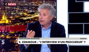 Gilles-William Goldnadel : «On est obligé de défendre Éric Zemmour tellement il est accablé»