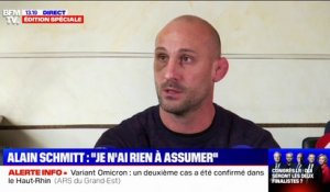 Alain Schmitt: "J'ai demandé à la police si je pouvais porter plainte" contre Margaux Pinot