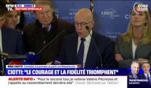 Éric Ciotti: "Je suis le seul à pouvoir battre Emmanuel Macron"