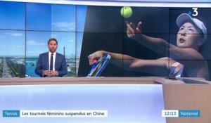 Tennis : la WTA suspend tous les tournois féminins en Chine