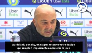 OM 1-2 Brest : Sampaoli regrette le changement d'attitude de ses joueurs