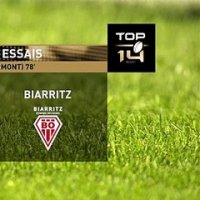 TOP 14 - Essai de JJ HANRAHAN (ASM) - ASM Clermont - Biarritz Olympique - J12 - Saison 2021/2022