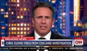 CNN a licencié cette nuit son présentateur vedette Chris Cuomo impliqué dans la défense de son frère, ancien gouverneur de New York Andrew Cuomo, face à des accusations d'agressions sexuelles