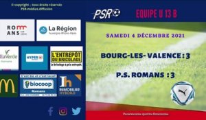 Match U13B - 04.12.2021 - BOURG-LES-VALENCE vS PS.ROMANS / 3 - 3