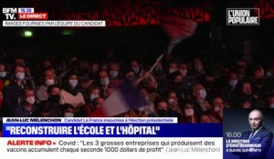 "Ceux qui ont beaucoup gagné pendant la crise devront beaucoup payer pour la réparer": Jean-Luc Mélenchon promet "une loi d'urgence sociale" s'il est élu
