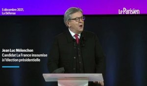 Présidentielle: "Non la France ce n'est pas l'extrême droite" défend Mélenchon en meeting