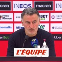 Galtier : « Je suis le seul responsable » - Foot - L1 - Nice