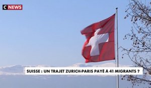 Zurich-Paris : 41 migrants affirment que leur voyage a été payé par la Suisse